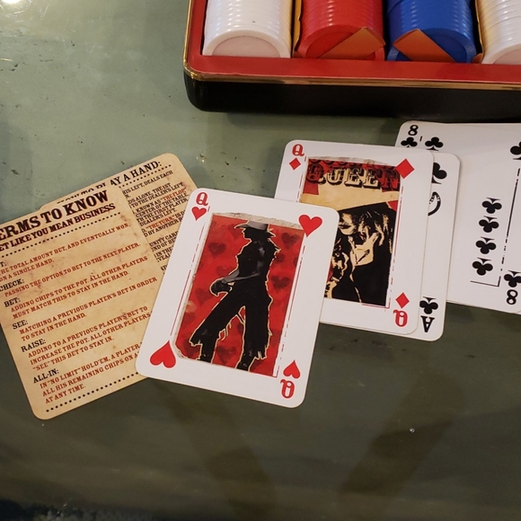 Vintage poker set with book - Picture 8 of 8